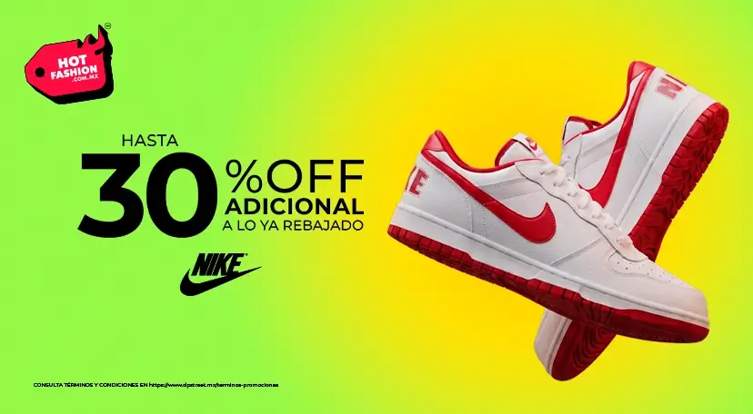 Tenis, ropa y accesorios de la marca Nike con hasta un 30% off adicional