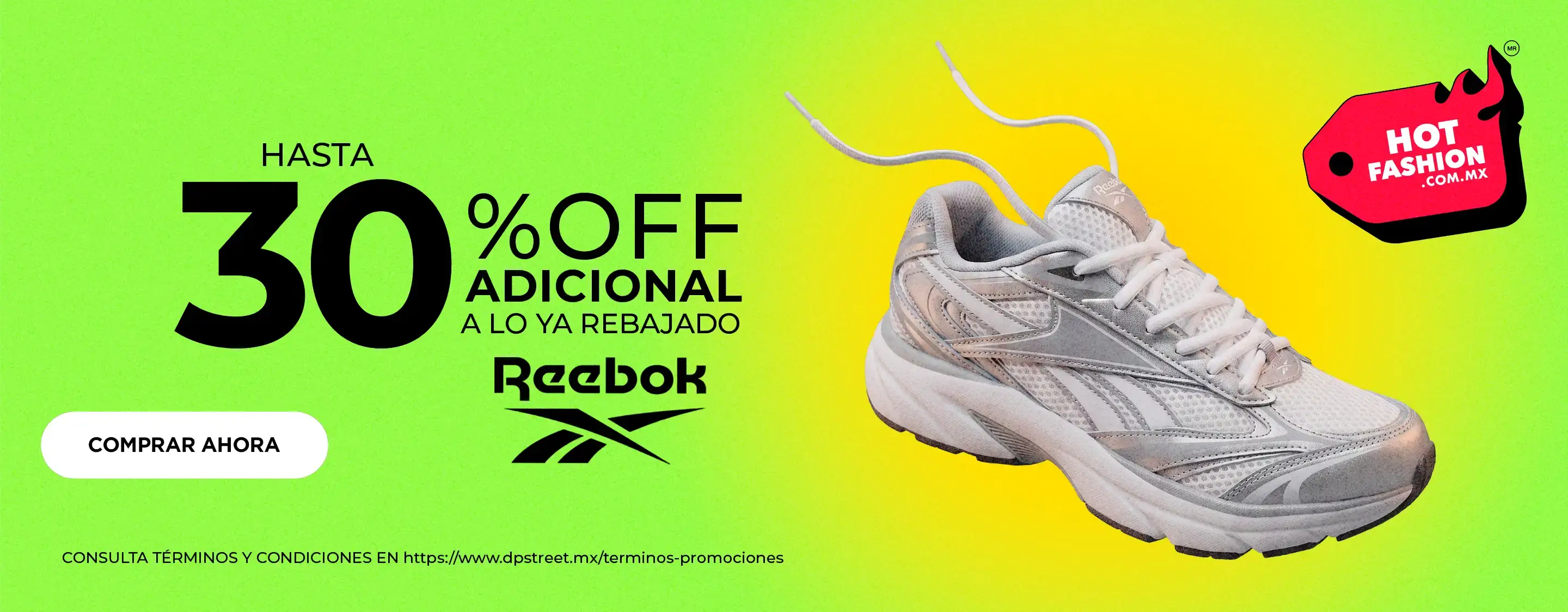 LPA - Hasta 30% adicional en productos seleccionados en Reebok