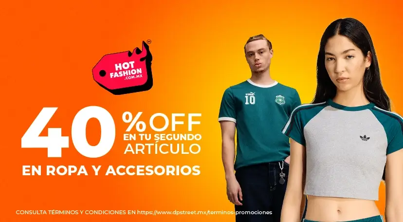 Hot Fashion: 40% en tu segundo de ropa
