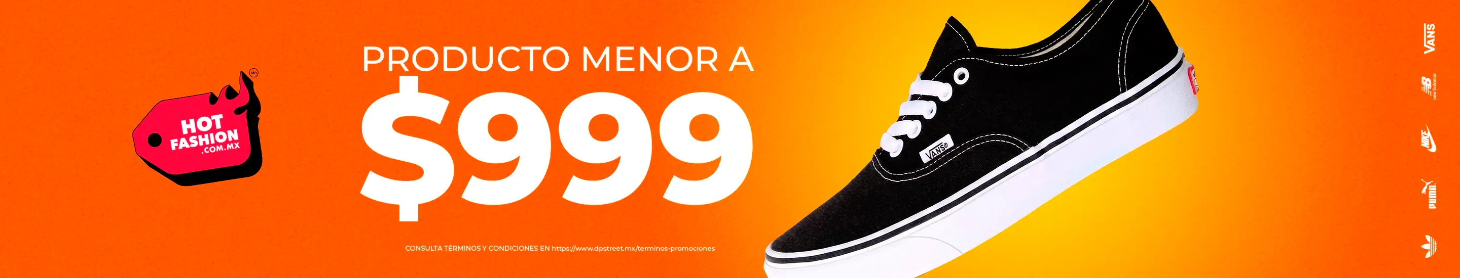 Tenis, ropa y accesorios en menos de $999.00