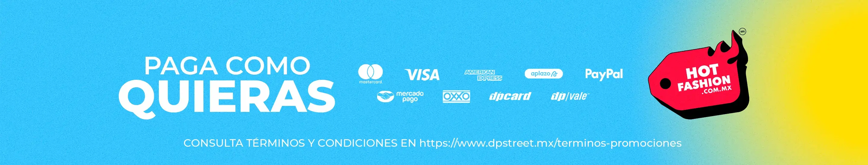Realiza compras con tu método de pago preferido