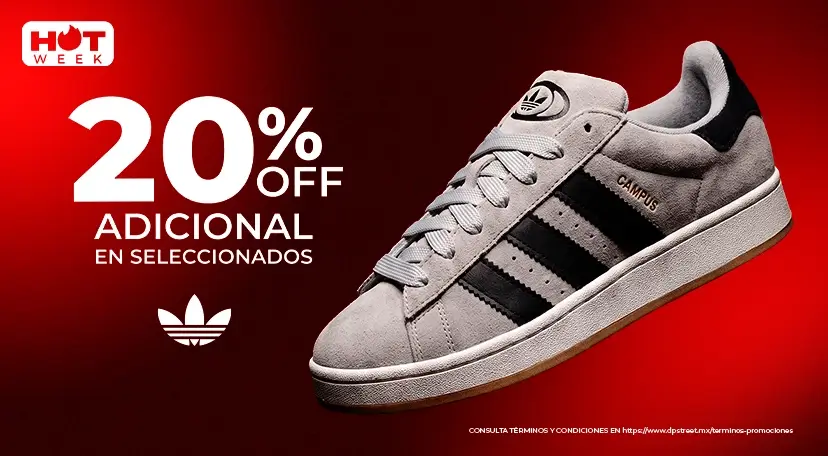 Hot Week - Hasta 20% Off adicional a lo ya rebajado.