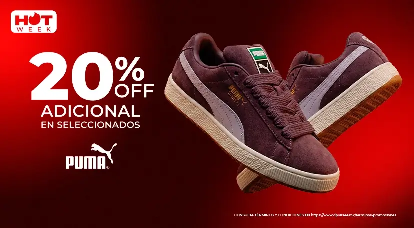 Hot Week - Hasta 20% Off adicional a lo ya rebajado.
