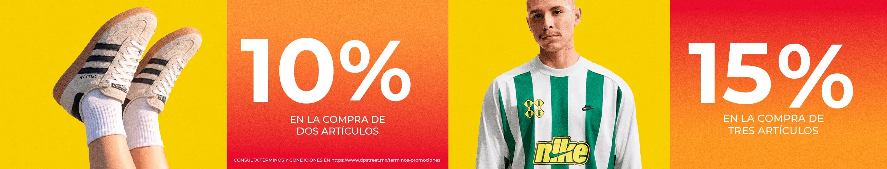 HA - Compra 2 productos y llévate un 10% off, compra 3 y llévate un 15% off