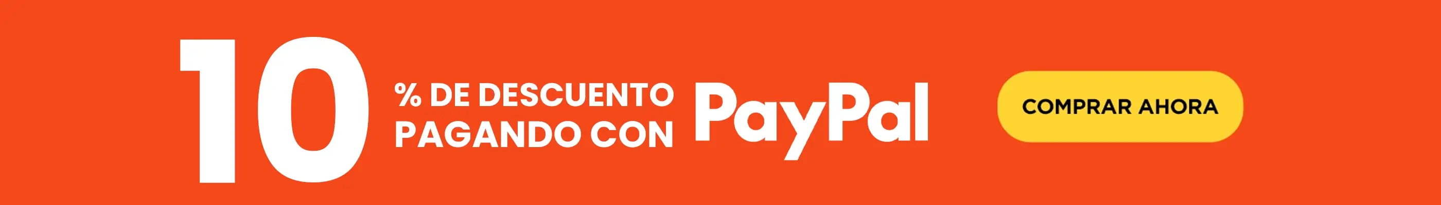 SHA - 10% Off pagando con PayPal