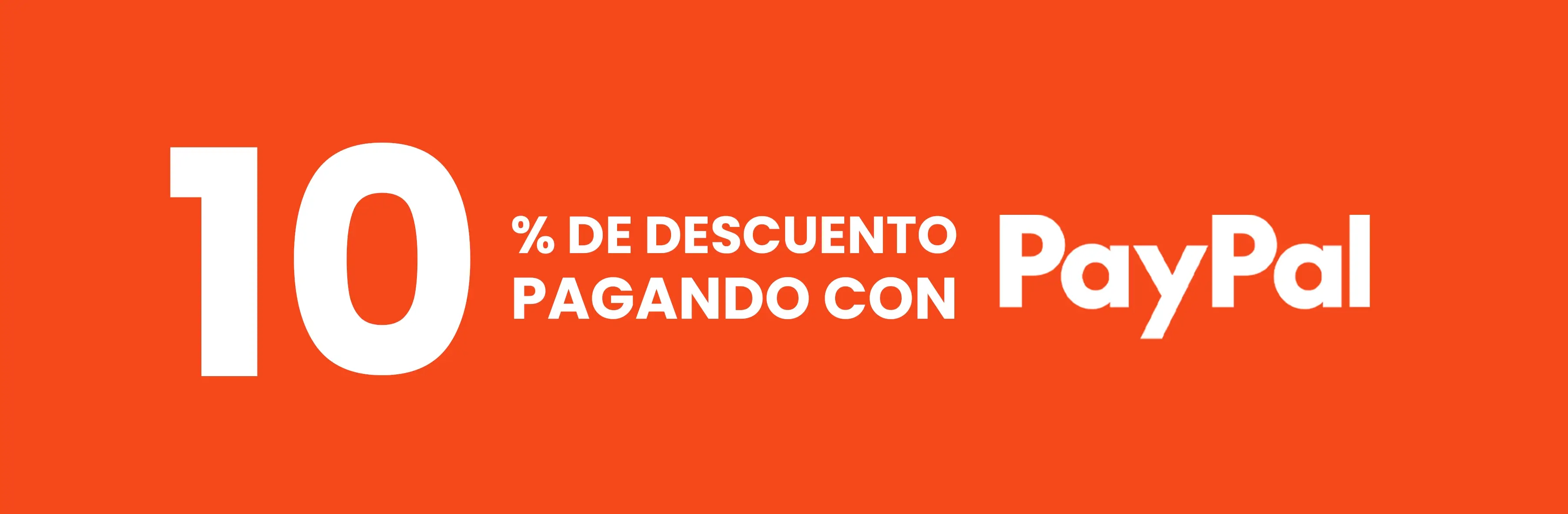 SHA - 10% Off pagando con PayPal