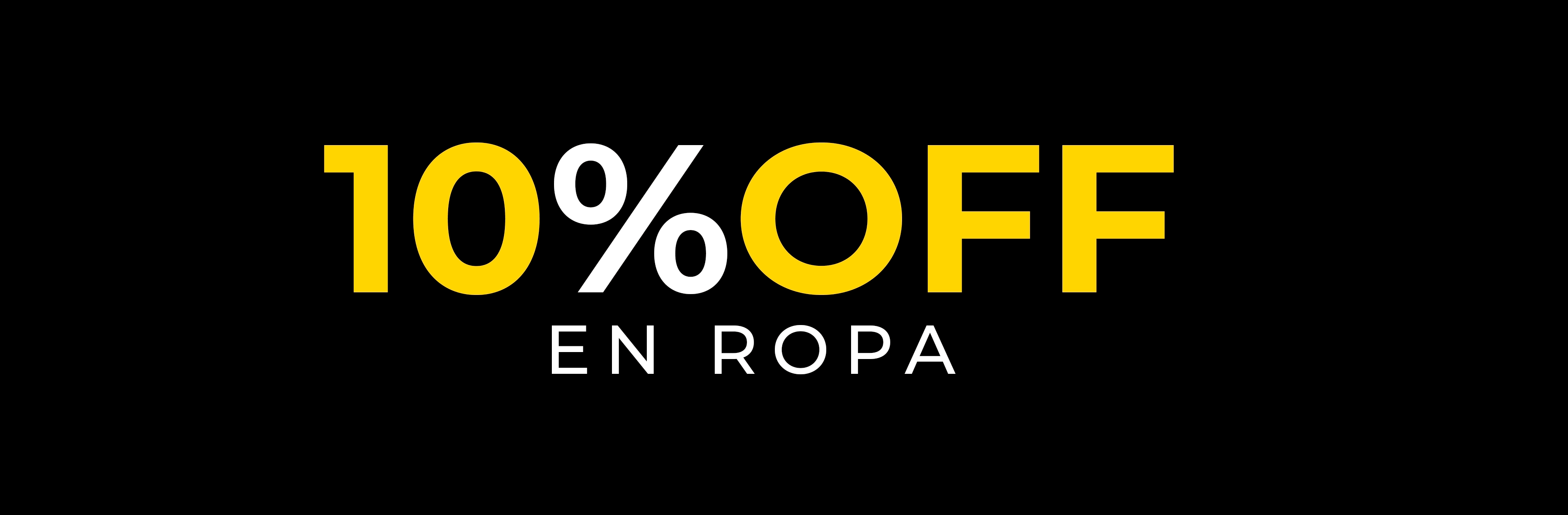 SHA - 10% off en ropa seleccionada