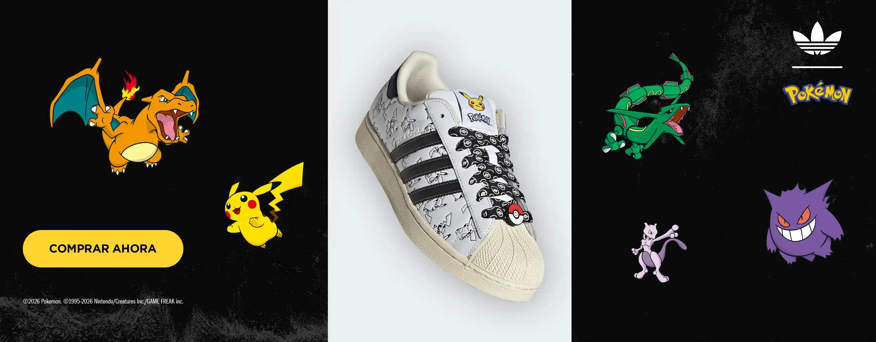 Tenis adidas x Pokemon